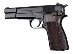 09911 Hogue Grips - Browning Hi Power Rosewood Checkered