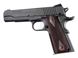 45911 Hogue Grips - 1911 Auto Rosewood Checkered